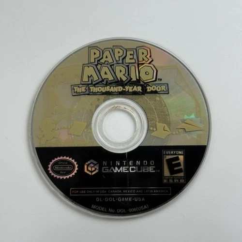 Paper Mario: The Thousand-Year Door (Nintendo Gamecube, 2004) Disc Only