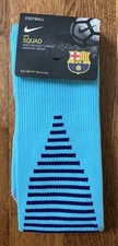 Nike Squad Soccer Socks SX6027 FC Barcelona Over The Calf Size M - New With Tags