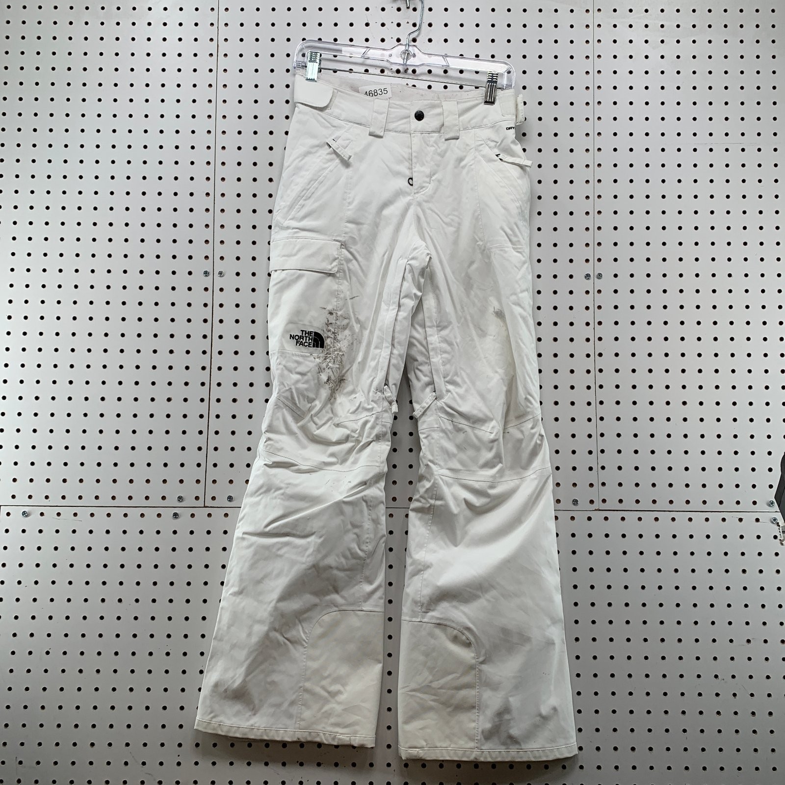 North Face Snow Pants Womens XS White Snowboard Ski Sfot Shell Nylon Blend