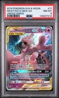 Mewtwo & Mew Gx 71/236 Unified Minds Pokemon PSA 8