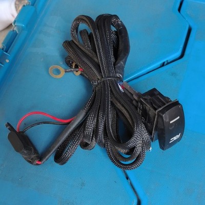 Car Light Controller Black Wiring Harness with Switch for Car Lighting