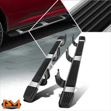 For 09-24 Dodge Ram 1500-3500 Quad Cab 6" Side Step Nerf Bar Flat Running Boards