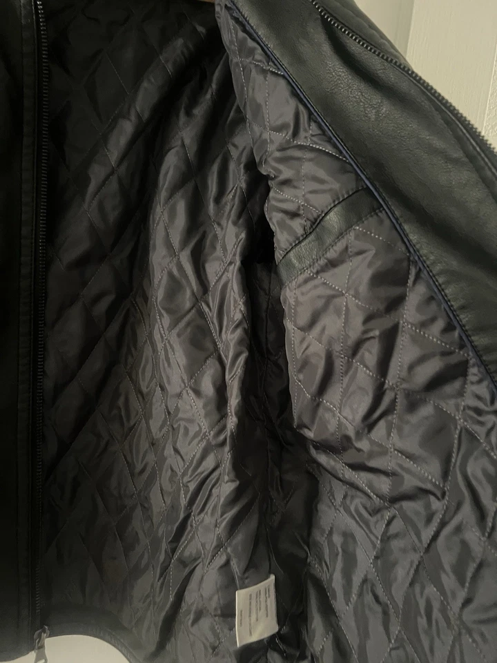 Chaqueta para hombre Pronto Uomo talla L de cuero real Foto 3 de 4