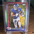 2025 Topps Chrome Football Gold Refractor Malik Nabers #225