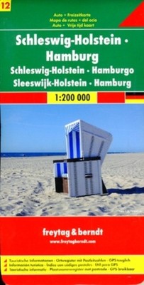 Schleswig-Holstein - Hamburg Sheet 12 Road Map 1:200 000 SHEET MAP FOLDED
