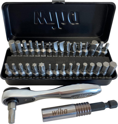 74996 35 Piece Bit Ratchet Compact Storage Box Set