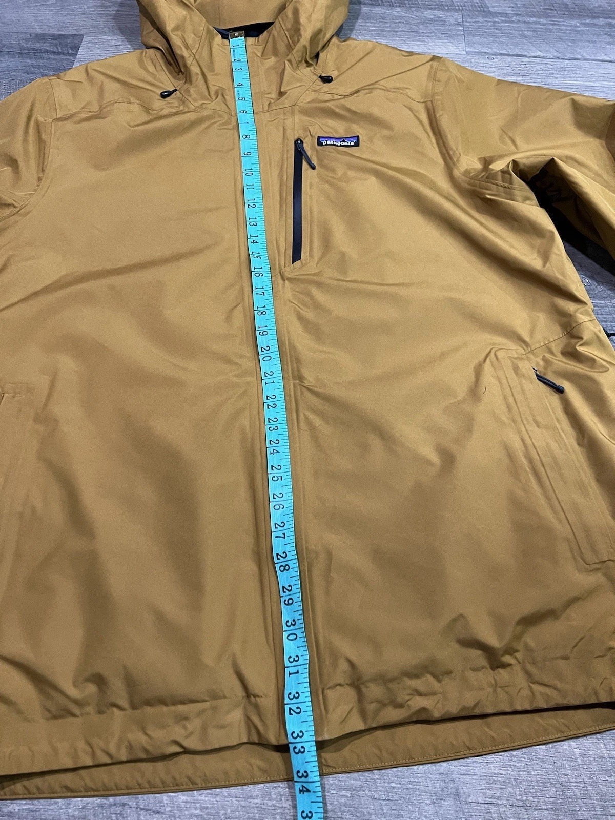 Patagonia Mens Powder Town XL H2No Raptor Brown Insulated Powder Town Ski Jacket - product detail image 13