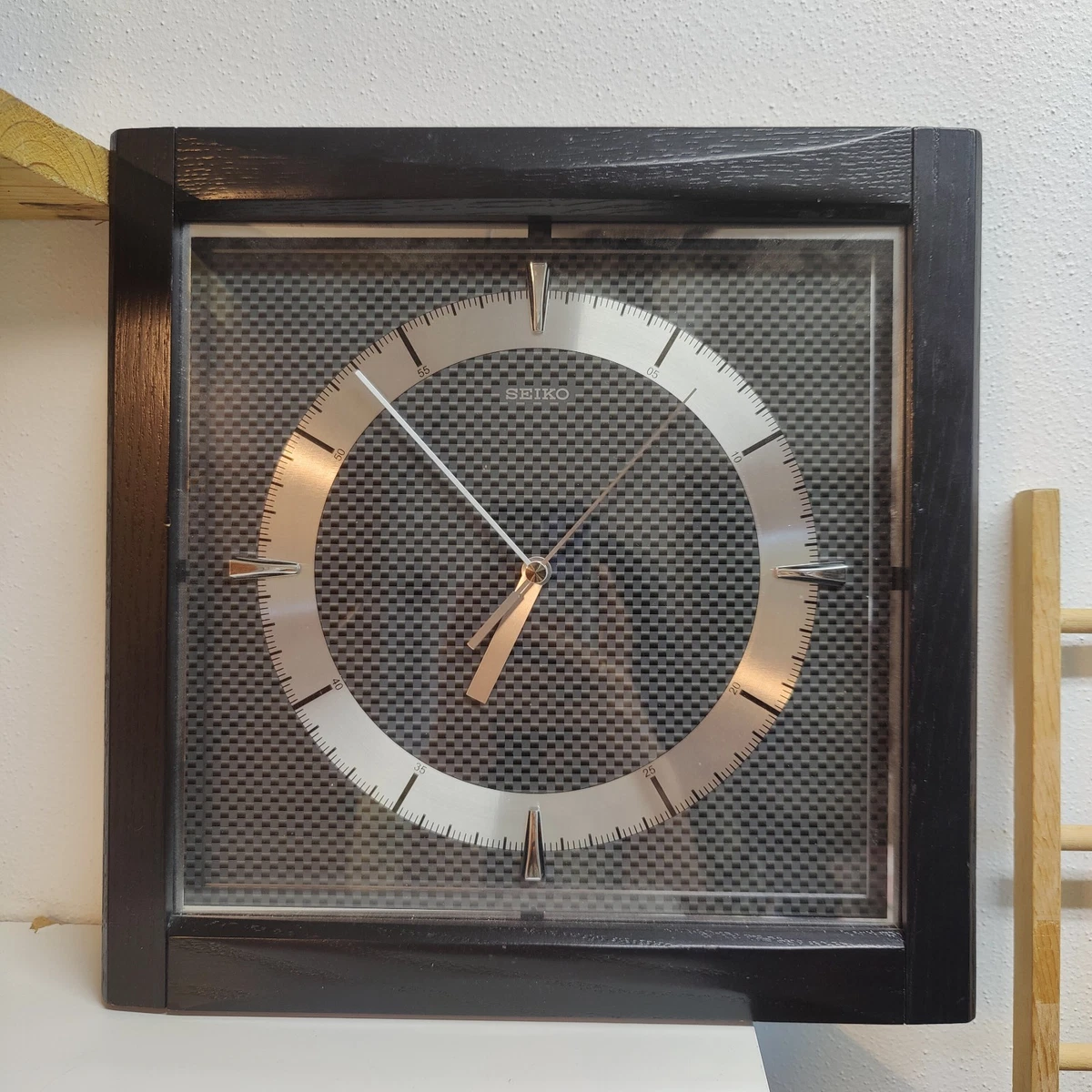 Seiko Black Wall Clocks for sale | eBay