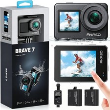 AKASO Brave 7 4K30FPS 20MP WiFi Action Camera with Touch Screen IPX8 Waterproof