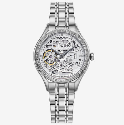 FOCE Scorpion SP3372LM-WH Skeleton Automatic Womens Steel Watch 35mm Sapphire WR