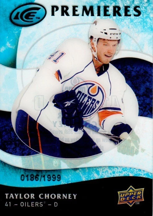 2009-10 Upper Deck Ice - #117 Taylor Chorney - Rookie Card RC! SN #/1999 - Bild 1 von 1
