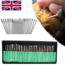 30x For Art Engraving Carving Dremel Rotary Tool Set Diamond Burr Bits Drill Kit