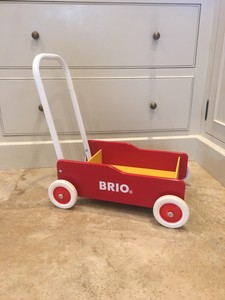 brio toddler wobbler with blocks
