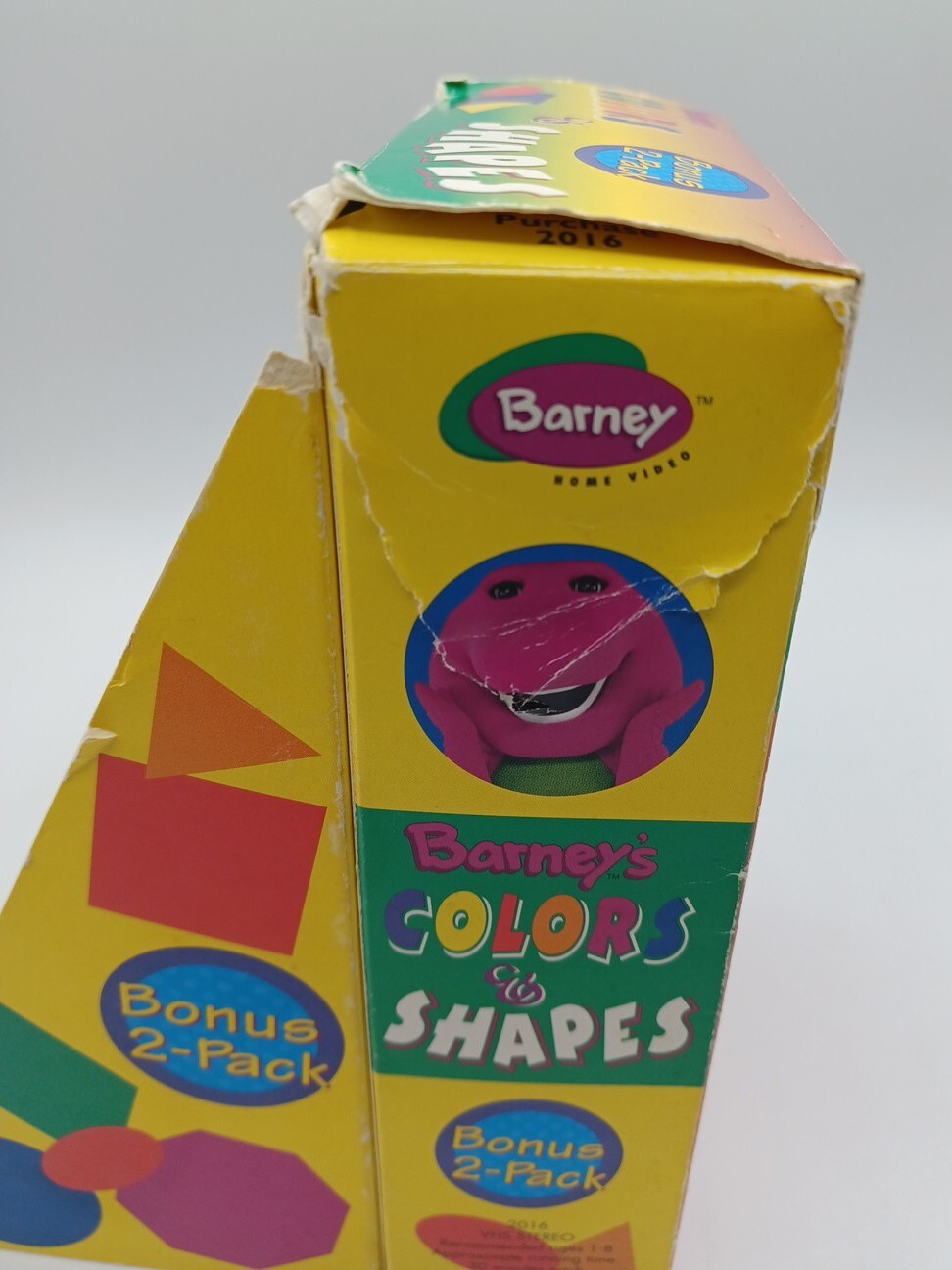 2016 Barney’s Colors And Shapes VHS 2 Pack Tapes Videos bonus Set ...