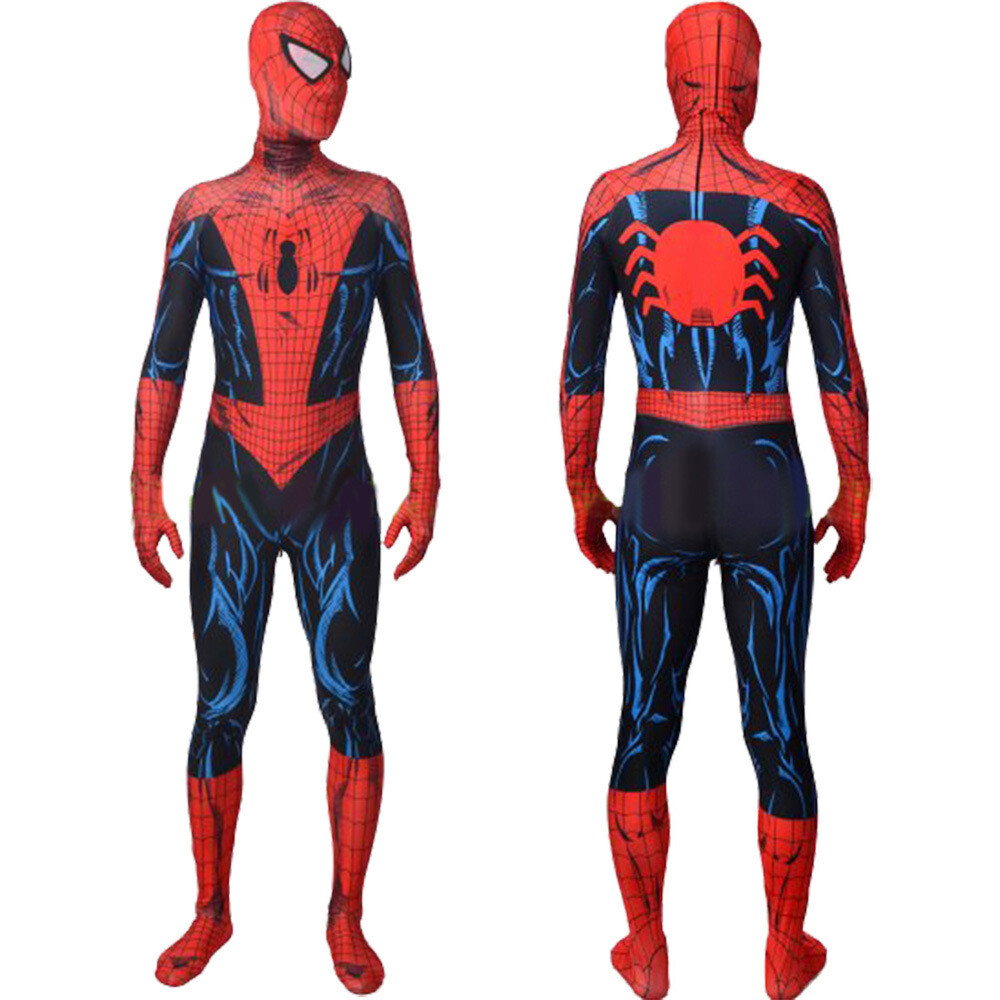 Upgraded Ultimate Spider-Man Jumpsuit Costume Cosplay Adult Kids