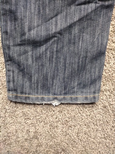 Vintage Y2K XCLUSIVE Southpole Jeans Mens 34 Dark Wash Wide Leg Baggy - Picture 14 of 16