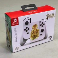 NINTENDO Joy-Con Comfort Grip ONLY Legend Of Zelda Authentic White NSAC0059-01