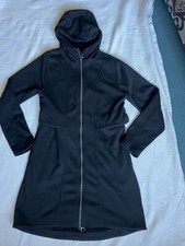 Athleta Long Full Zip Hoodie Jacket Size XSmall BLACK