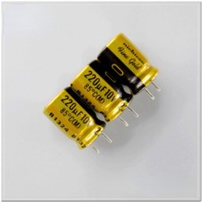 Nichicon fine gold FG Series 220uF/10V Electrolytic Capacitors for Audio 8X12