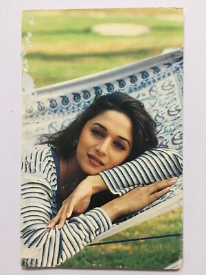 India MADHURI DIXIT Bollywood Film Movie Postcard (3755)