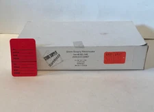 1000 Red Unstrung Garment Merchandise Price Tags 1-1/4 X 1-7/8