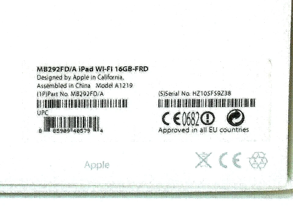 APPLE IPAD 1    Top Zustand Neuwertig   OVP  - Bild 3 von 4