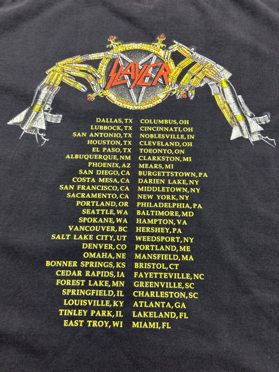 SLAYER 1991年　バンT Slayer 1991 - Etsy