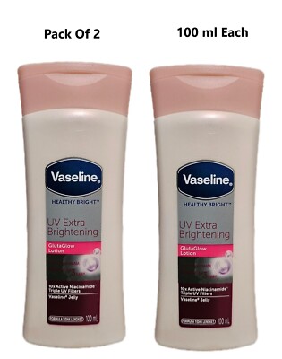 2 x Vaseline Healthy Bright UV Extra Brightening Lotion je 100 ml