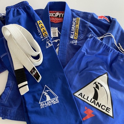 Download Storm Alliance Jiu Jitsu BJJ Kimono A-Team Gi Blue Size Y5 ...