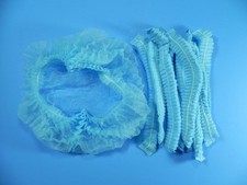 100 Pcs Disposable Hair Net Cap Non Women Bouffant Stretch Dust Cap