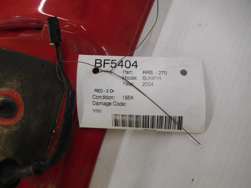 OEM Pontiac Sunfire Trunk Lid Spoiler Wing  Bright Red 1995-2005 2 Door Coupe - Imagem 4 de 4