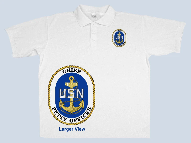 Navy chief polo clearance shirts