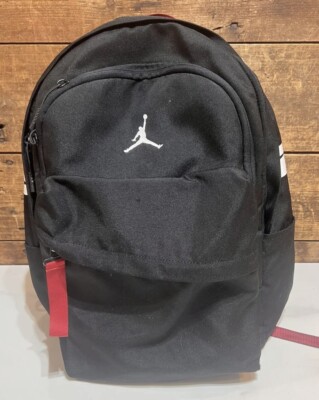 Air Jordan back pack リュック JORDAN Nike Air Black Backpack Back Padded Mesh Padded Wide