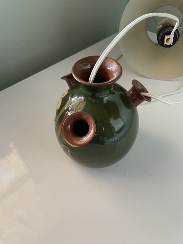 Vintage Watcombe Pottery EST 1871 Stopped Trading 1962 Vase /lamp Shade - Picture 5 of 6