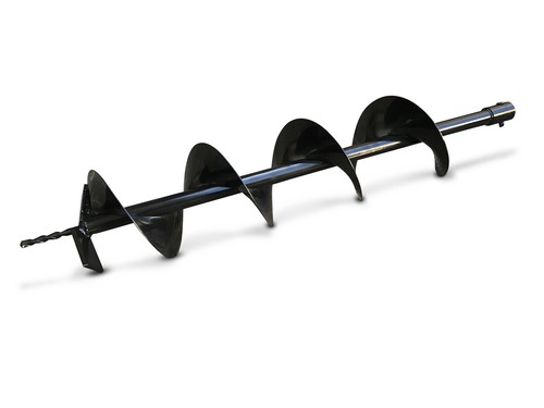 BAMATO 150mm Bohraufsatz mit 800mm Länge Bohrer für Erdbohrer - Bild 1 von 2