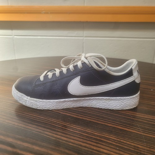 Nike Blazer Low Midnight Navy GS Size 3.5 Y CZ7576-400 - Picture 6 of 10