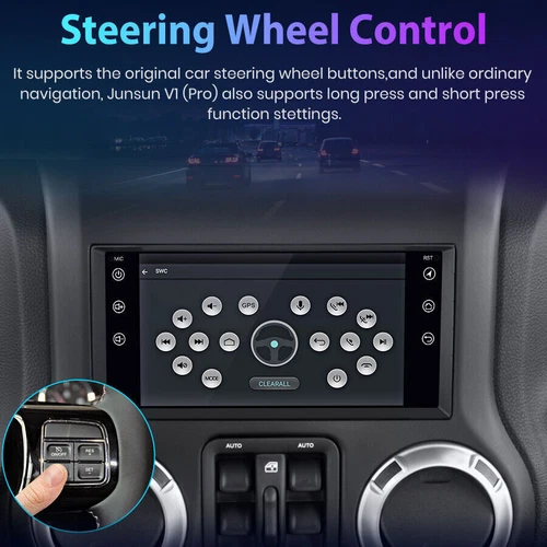 FOR DODGE NITRO 2007-2012 CARPLAY ANDROID 15.0 CAR STEREO RADIO WIFI GPS SWC - Picture 11 of 19