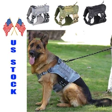 Tactical Dog US Working Dog Harness with Handle No-pull Large Military Dog Vest