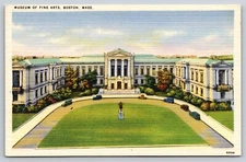 Massachusetts Boston Museum of Fine Arts Linen #60109 Postcard, P21