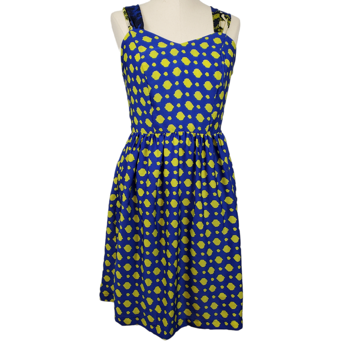 SIGNATURE BY ROBBIE BEE |SWEETHEART POLKA DOT POCKETS ELASTIC SMOCK DRESS  SIZE 6 | eBay