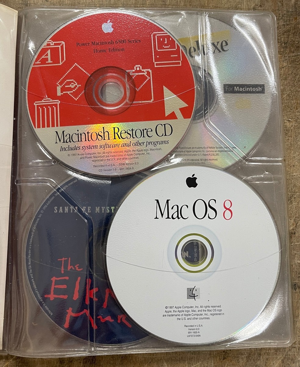 VINTAGE Apple Power Macintosh 6500 CD-ROM discs P/N: 600-5949 | eBay