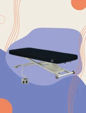 Professional Electric Lift Massage Table with Hands Free Foot Pedal