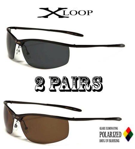 Xloop Thin Metal Boating Polarized Driving Polarized Sunglasses Assorted Color - Picture 10 of 19
