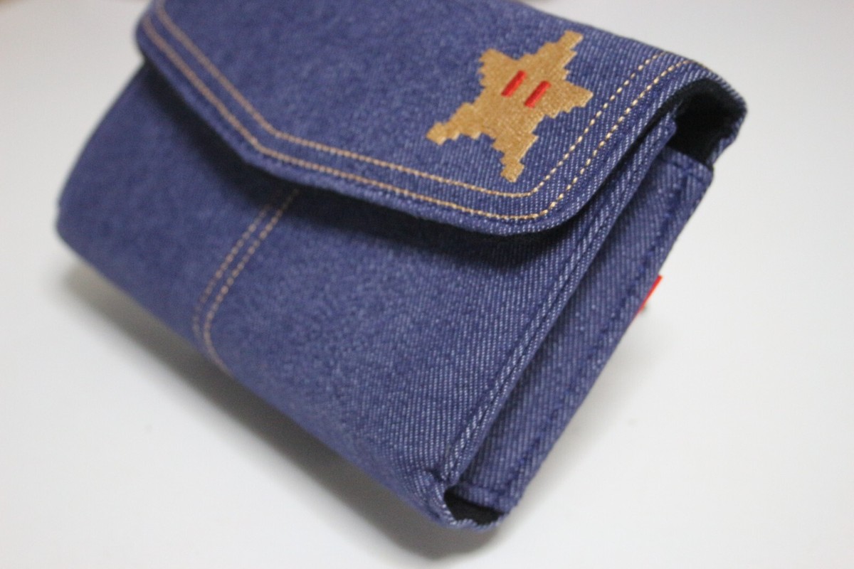 Super Mario Toad and Star Denim Carry Pouch for Nintendo 3DS
