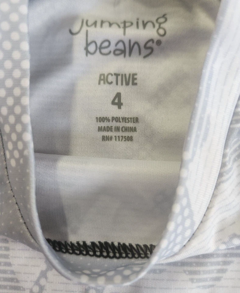 Camisa Camuflada Activa Jumping Beans Niños Gris Camuflaje 4 Blanco Gris Negro Camiseta NUEVA Foto 2 de 4