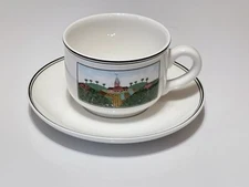 Villeroy & Boch Design Naif Laplau Cup and Saucer Set 6oz EUC