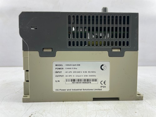 CG Power VSS23 2P5 CEB 0.5HP Emotron-VS AC Drive 50/60Hz 0.4kW 240V 2.5A 1/3PH - Picture 7 of 16