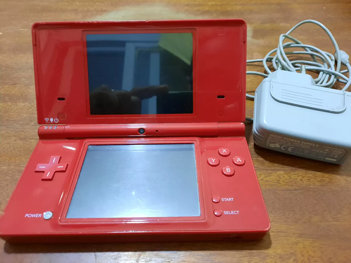 Nintendo DSi Red handled console TWL-001 tested and works red rare