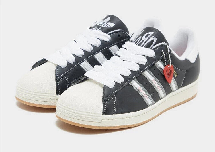 adidas Originals x Korn Superstar Shoes in Black and White adidas Originals x Korn Superstar Shoes in Black and White
