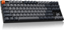 K8 Tenkeyless Wireless Mechanical Keyboard for Mac, White Backlight, Bluetooth,